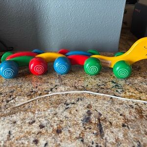 Kouvalias Vintage collectible NWOT children’s caterpillar pull toy